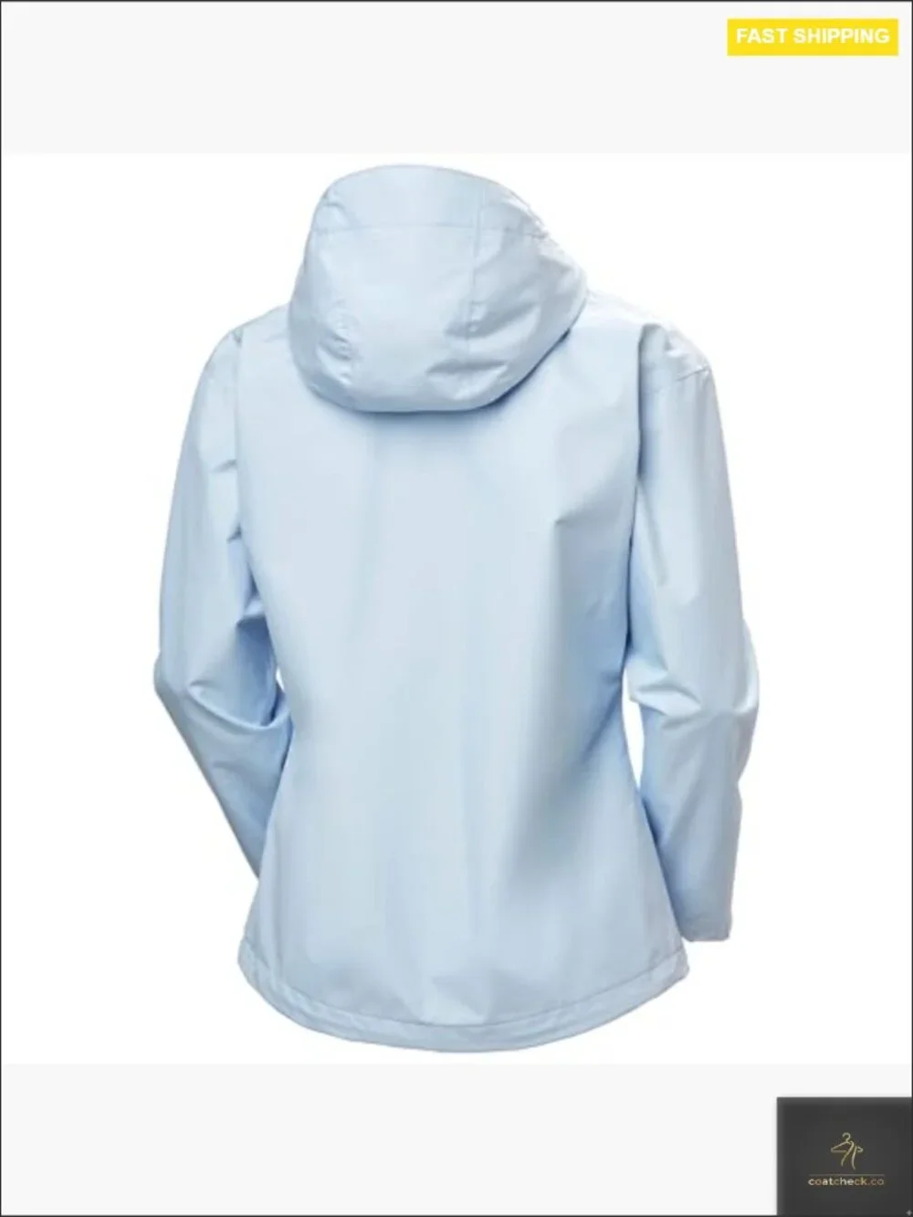 Waterproof Rain Jacket with Adjustable Cuffs Machine Washable Regular Fit - Picture 4 of 7